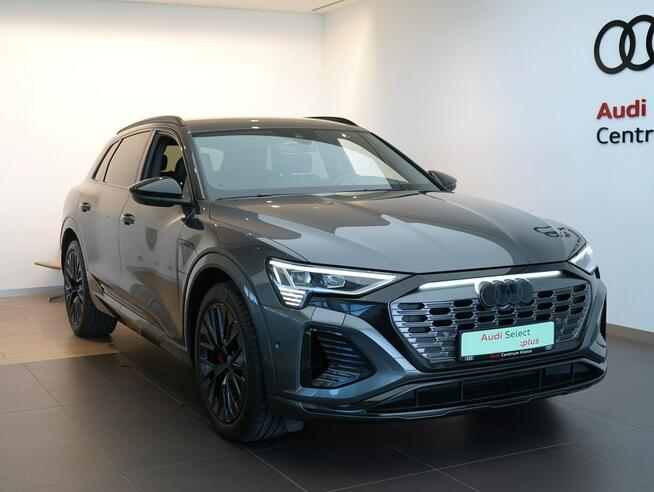Audi Q8 e-tron 55 408KM Sline MatrixLED ACC Kamery360 Dociągi Pneumatyka