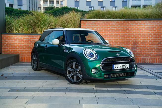 Mini Cooper S British Racing Green | Skóra brązowa | LED | Navi | Automat | 17”