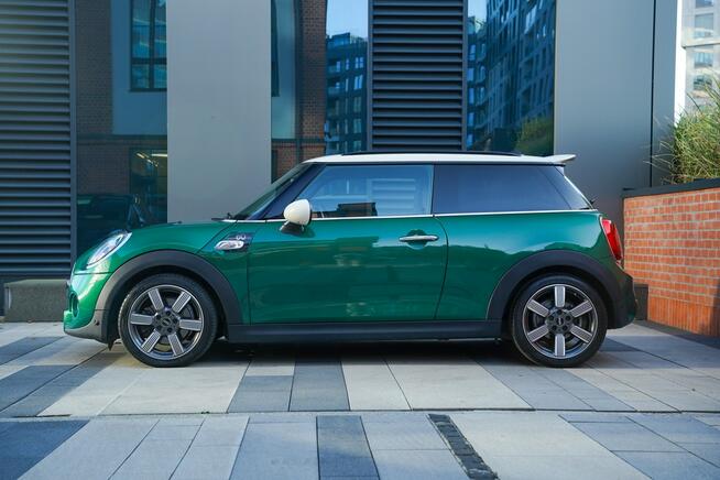 Mini Cooper S British Racing Green | Skóra brązowa | LED | Navi | Automat | 17”