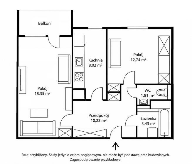 Mieszkanie Kołobrzeg Ogrody, Chodkiewicza