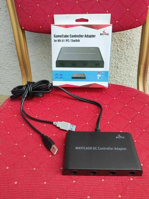 Adapter Pada Kontrolera GameCube Nintendo WII U Switch