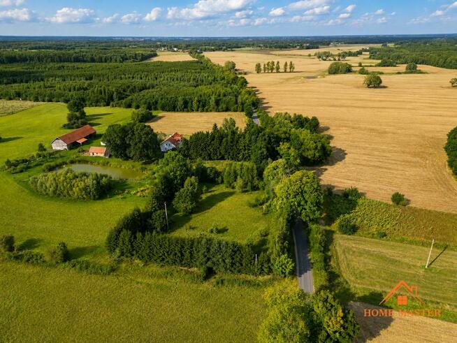 działka z warunkami zabudowy w pobliżu jezior i lasu