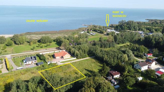 Działka budowlana Suchacz gm. Tolkmicko, Portowa