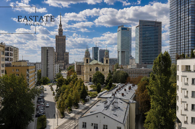 Apartament 70 m² | widok na PKiN | garaż | loggia