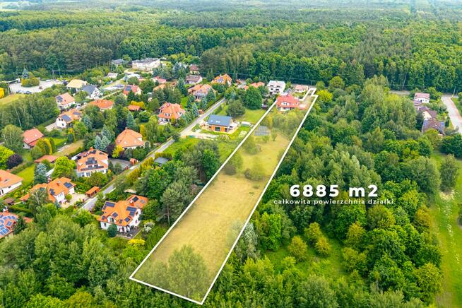 Dwupokoleniowy, Kampinos, działka do podziału