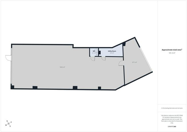 Lokal usługowy 186 m² | Morena | Parter
