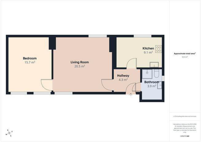 Mieszkanie po kapitalnym remoncie | 56 m² | Centrum Darłowa | Parter