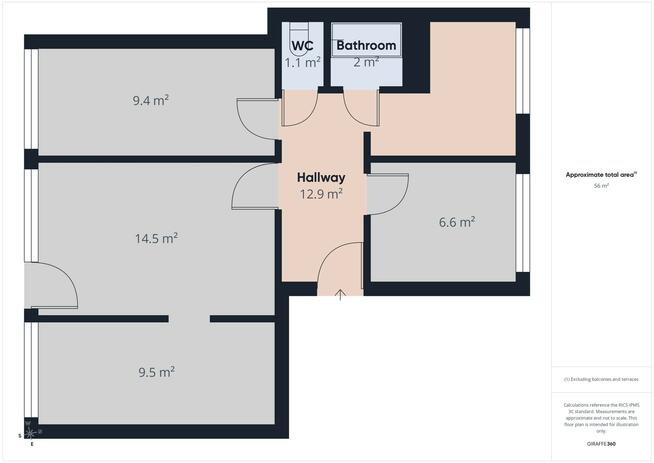 Słoneczne Mieszkanie 56 m²| Widok na miasto | Centrum Sławna
