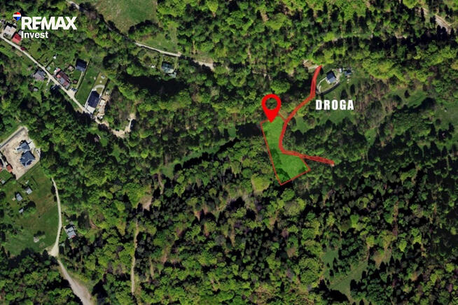 Działka z WZ na 3 domy wolnostojące Straconka