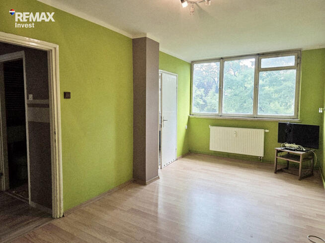 Balkon, zieleń i centrum miasta