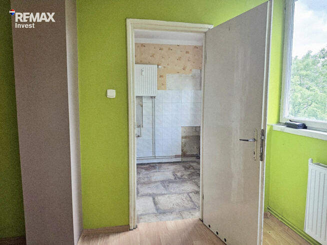 Balkon, zieleń i centrum miasta