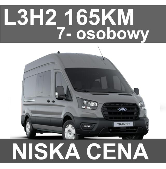 Ford Transit L3H2 165KM Super Cena Brygadowy 7-osobowy Kamera Czujniki