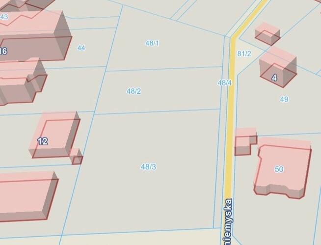 Teren inwestycyjny 3 423 m² (kompleks 4 działek)