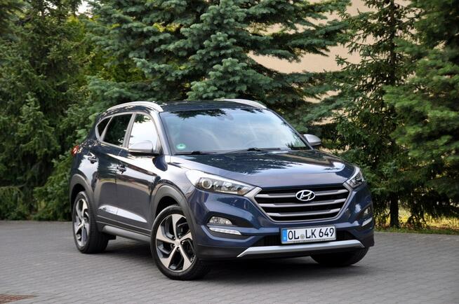 Hyundai Tucson 1.6T(177KM)*Led*Navi*Kamera*Reling*Welur*I Wł*BLS*Parktronik*Alu19"ASO