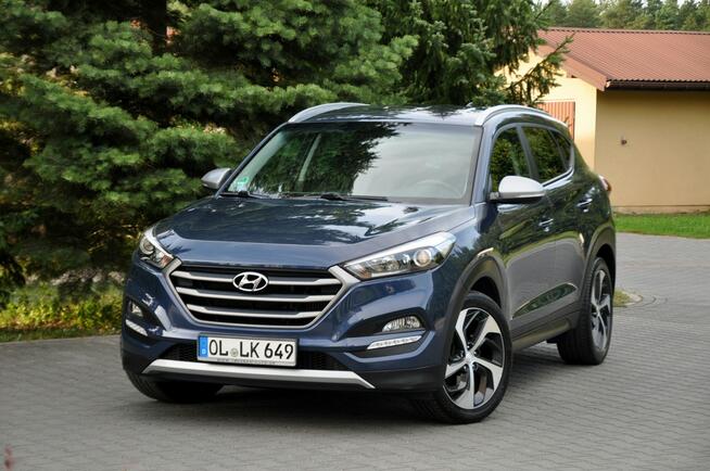 Hyundai Tucson 1.6T(177KM)*Led*Navi*Kamera*Reling*Welur*I Wł*BLS*Parktronik*Alu19"ASO