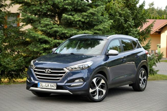 Hyundai Tucson 1.6T(177KM)*Led*Navi*Kamera*Reling*Welur*I Wł*BLS*Parktronik*Alu19"ASO
