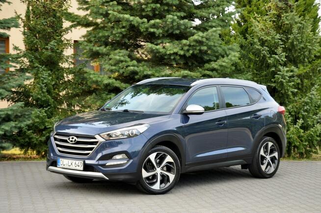 Hyundai Tucson 1.6T(177KM)*Led*Navi*Kamera*Reling*Welur*I Wł*BLS*Parktronik*Alu19"ASO