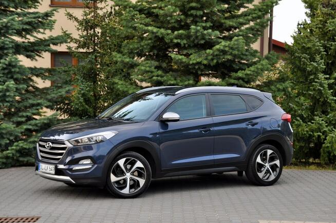 Hyundai Tucson 1.6T(177KM)*Led*Navi*Kamera*Reling*Welur*I Wł*BLS*Parktronik*Alu19"ASO