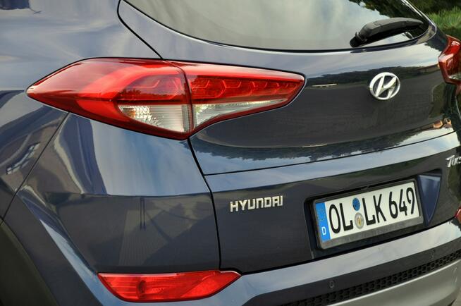 Hyundai Tucson 1.6T(177KM)*Led*Navi*Kamera*Reling*Welur*I Wł*BLS*Parktronik*Alu19"ASO