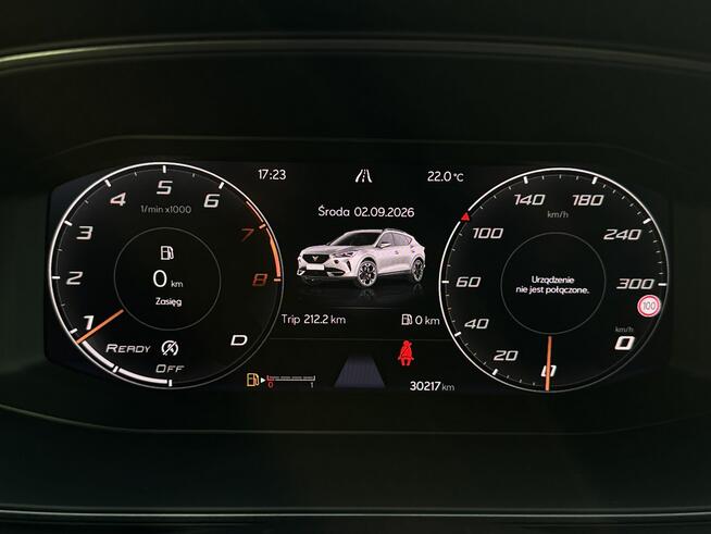 Cupra Formentor VAT 23% 2.0TSI 190KM DSG 4drive 2024 r., salon PL, I wł., gwarancja, V