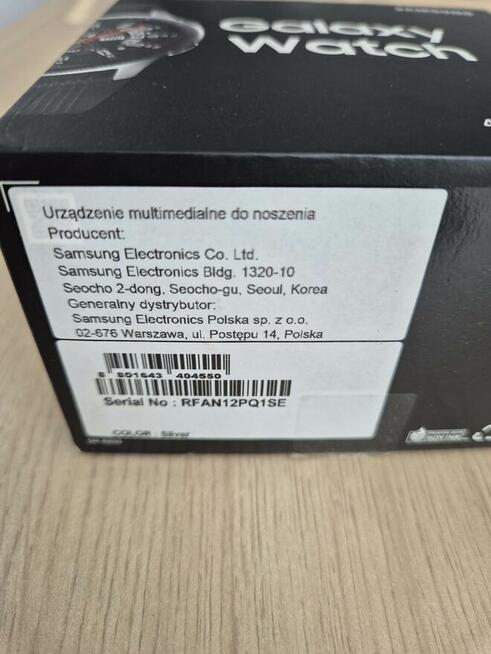 Syndyk sprzeda - smartwatch Samsung Galaxy Watch SM-R800 46