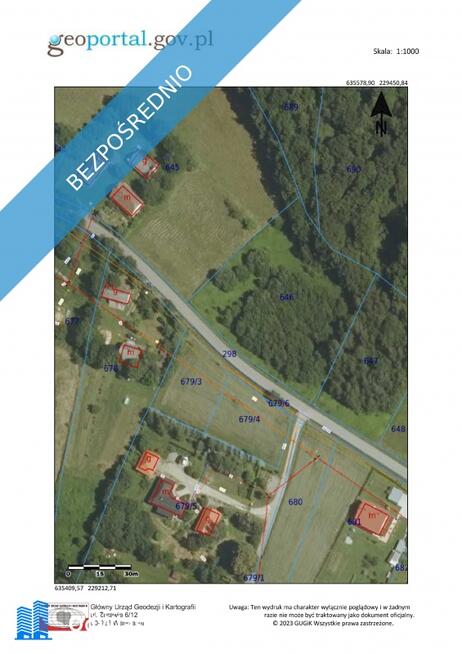 Działka budowlana 45a Dąbrówka Szczepanowska