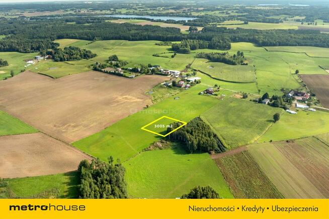 działka 3005 m² z WZ Sadowo, gm. Biskupiec