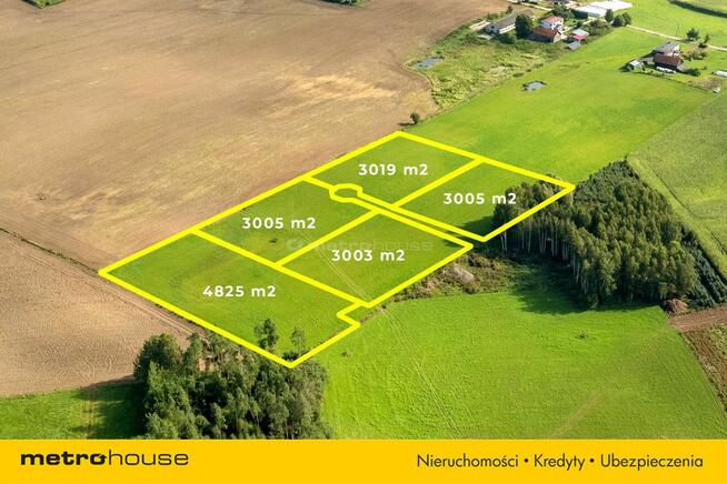 działka 4825 m² z WZ Sadowo, gm. Biskupiec