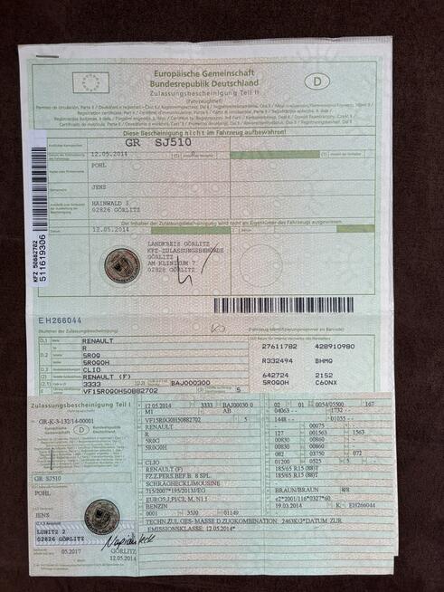 Renault Clio Oryginalny lakier/Serwisowany w ASO/1 Właściciel/Alufelgi