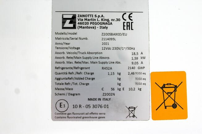 Renault Master Kamera SalonPL FV23% Chłodnia/Mroźnia -20°C Zanotti 230V 145KM