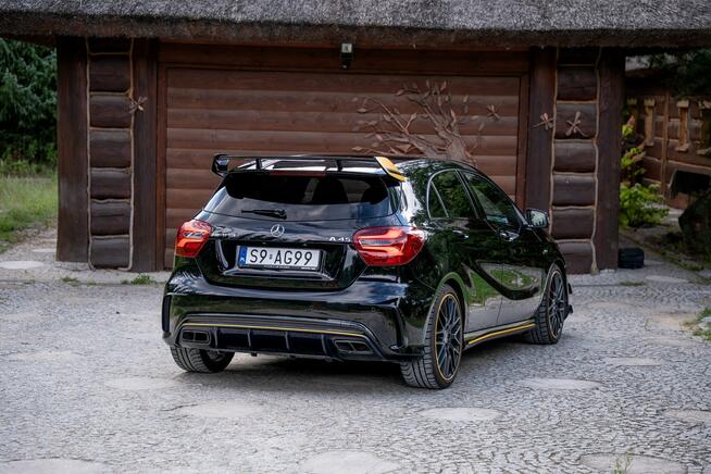 Mercedes A45 AMG Yellow Night Edition / 2.0 381KM / 2kpl opon / Salon PL / FV