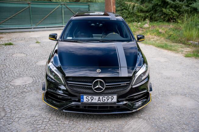 Mercedes A45 AMG Yellow Night Edition / 2.0 381KM / 2kpl opon / Salon PL / FV