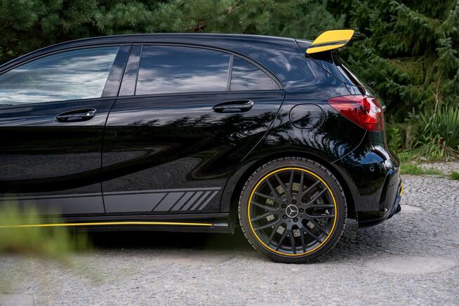 Mercedes A45 AMG Yellow Night Edition / 2.0 381KM / 2kpl opon / Salon PL / FV