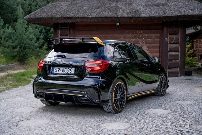 Mercedes A45 AMG Yellow Night Edition / 2.0 381KM / 2kpl opon / Salon PL / FV