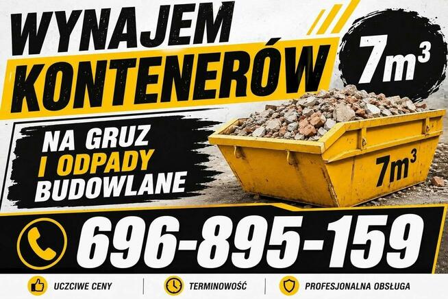WYNAJEM KONTENERÓW TYPU MULDA – 7 m³