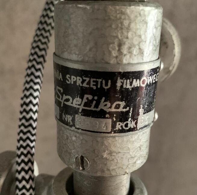 Lampa filmowa teatralna PRL Vintage loft zabytek
