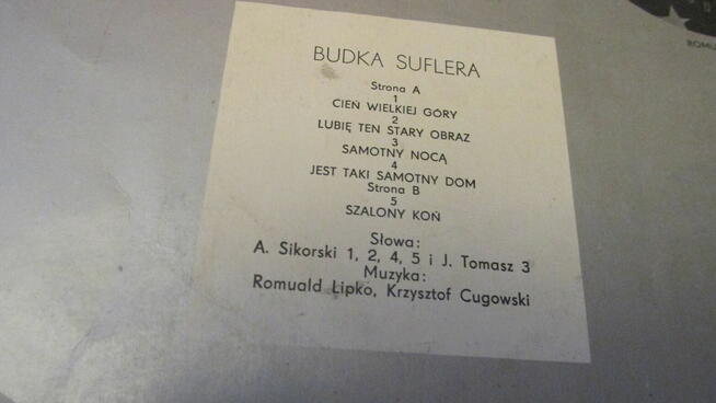 Winyl Budka Suflera Cień wielkiej góry
