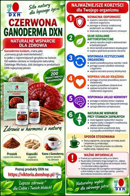 ZNASZ JUŻ REISHI?doskonałe uzupełnienie zdrowego stylu życia