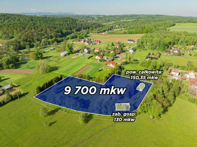 Klimatyczny dom wśród zieleni | 9700 m² | Chronów