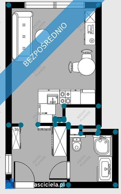 Kompletnie wykończony, nowy produkt inwestycyjny / gotowy apartament.