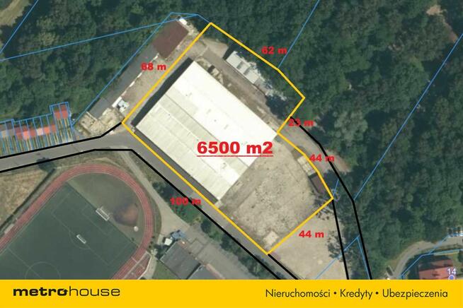 Hala 2409 m² - Produkcja i magazyny - 250 Kw
