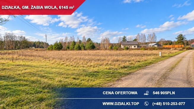 Działka inwestycyjna 6145 m2 | magazyn / usługi / zbiorowe zamieszkanie | MPZP