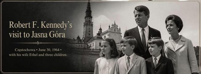 Wizyta Roberta F. Kennedyego na Jasnej Górze w Częstochowie