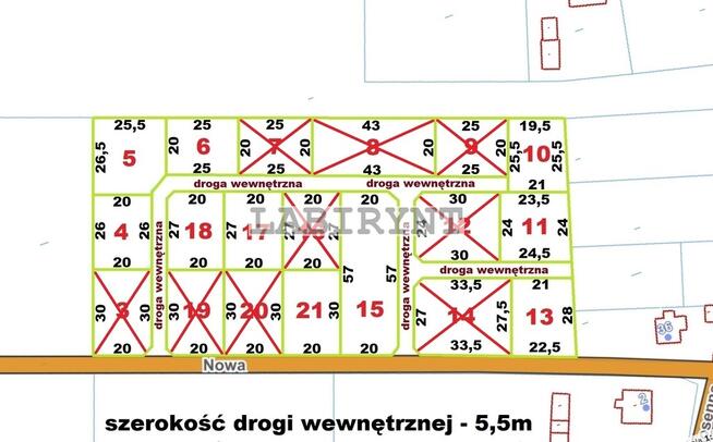Budowlana, 600m2, 20x30, z planem miejscowym