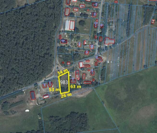Działka siedliskowa Czuchów-Pieńki gm. Platerów