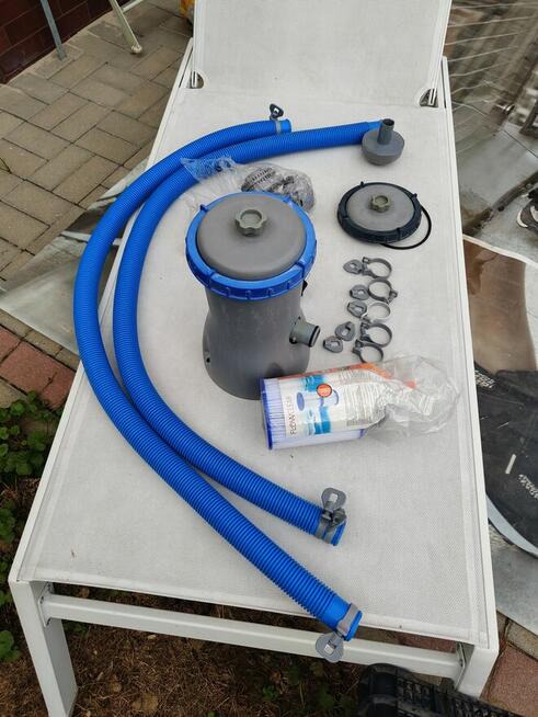 Zestaw filtracyjny bestway oraz drabinka