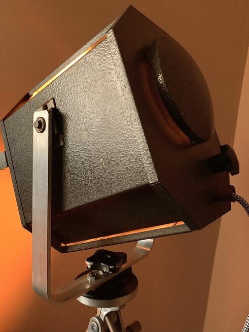 Lampa teatralna zabytek PRL ozdoba Vintage loft