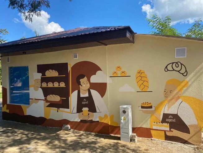 Artystyczne malowanie ścian, murale zewnętrzne i wewnętrzne