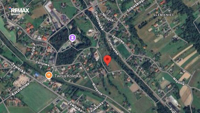 Łodygowice – 17ar w centrum! Cisza i spokój