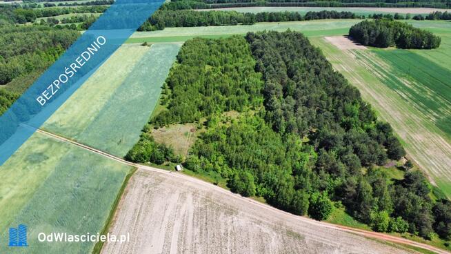 Duża szeroka działka 6.67ha wz na 4 domy media , cisza las